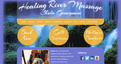 Desktop Screenshot of healingrivermassage.com